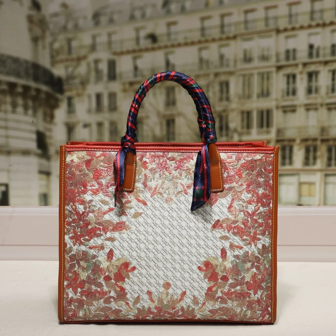 

Новые женские сумки-тоуты 2026 года | Роскошные многофункциональные квадратные сумки большой вместимости