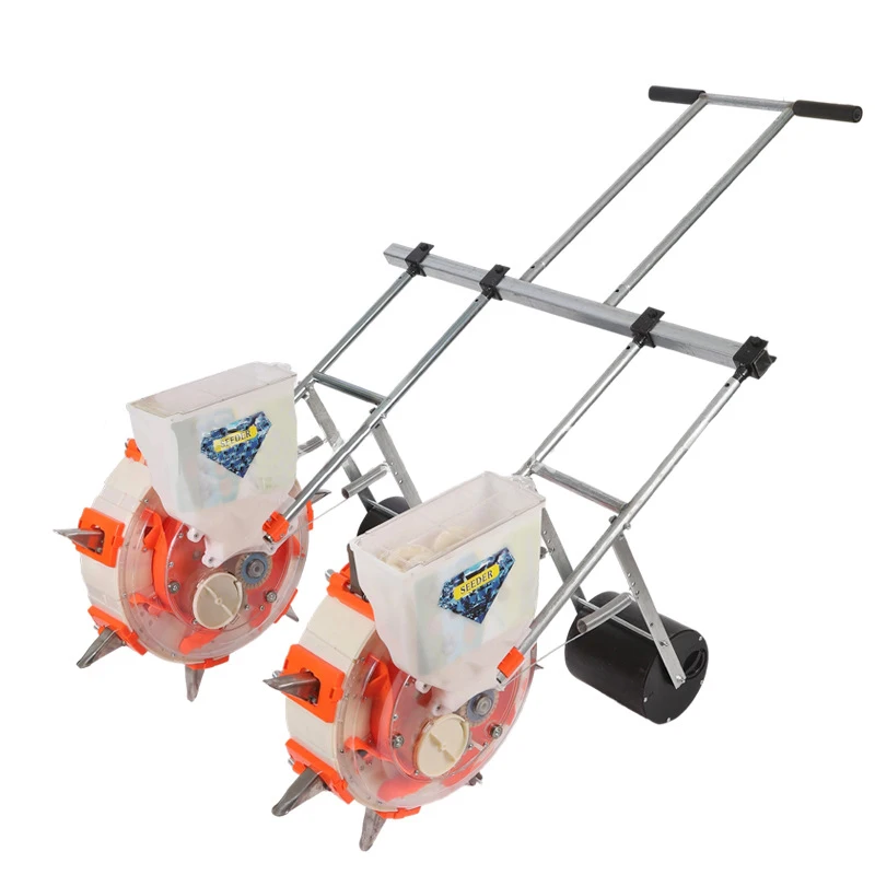 Small manual corn, vegetable planter, manual corn planter with fertilization function