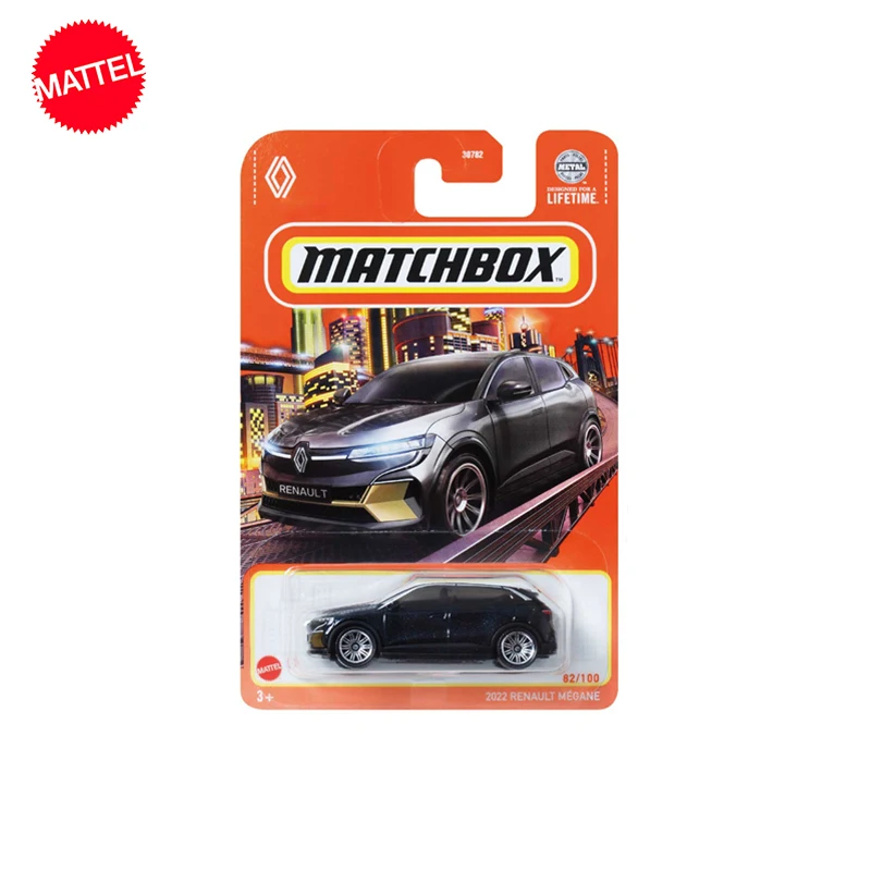 Original Mattel Matchbox Car 1/64 30782 Metal Diecast 2022 Renault Megane Vehicle Model Toys for Boys Collection Birthday Gift