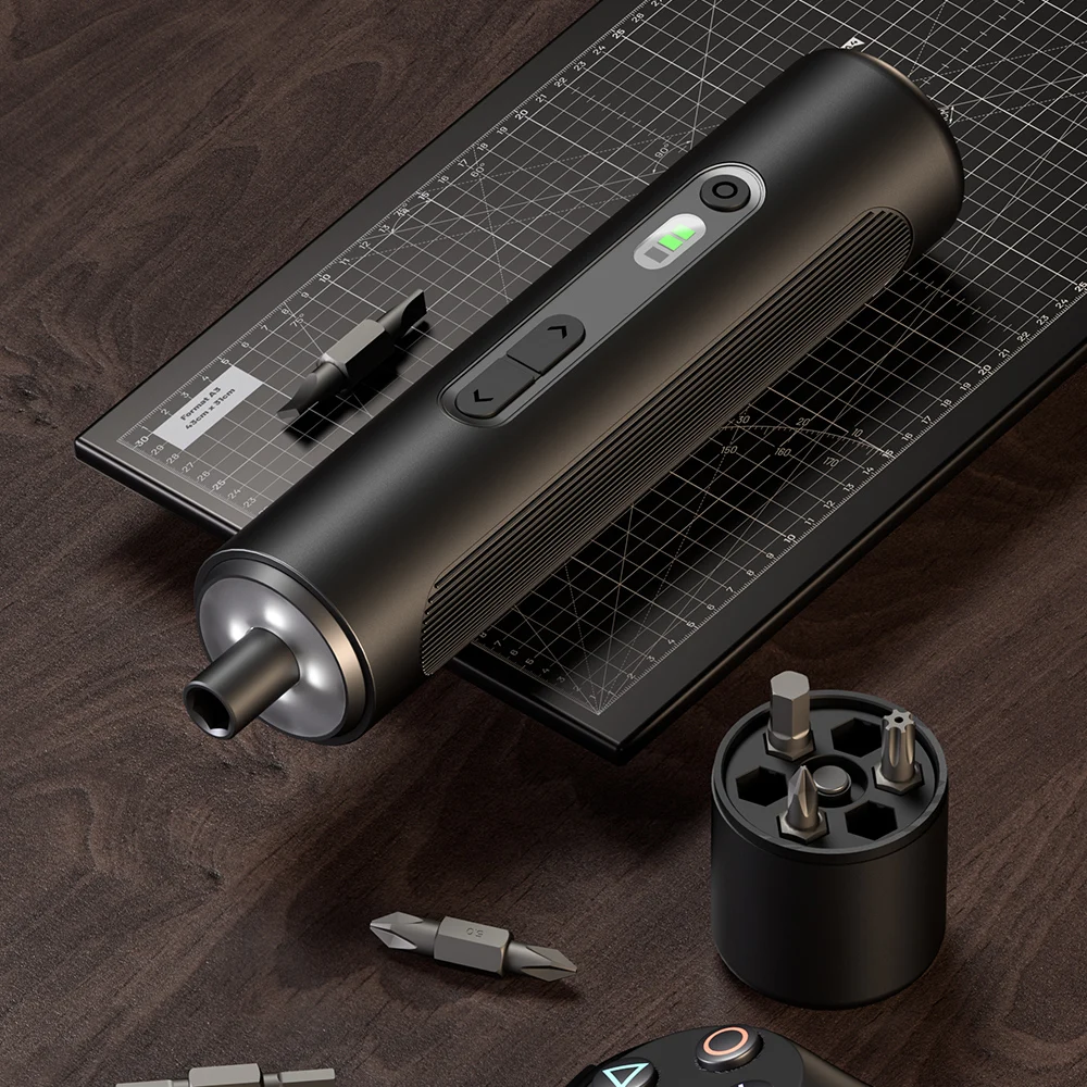 

14 in 1 Electric Screwdriver Set 3.7V Magnetic Electronic Screwdriver with 3 Torque and S2 Bits Rechargeable Repair Tools