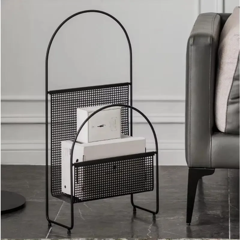 Modern Independent Magazine Newspaper Rack Home Decoration Display Stand for Living Room Office Storage Organizer Shelf