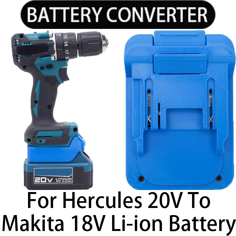 

Adapter for Makita 18V Li-ion tools to convert to Hercules 20V Li-ion battery adapter power tool accessories