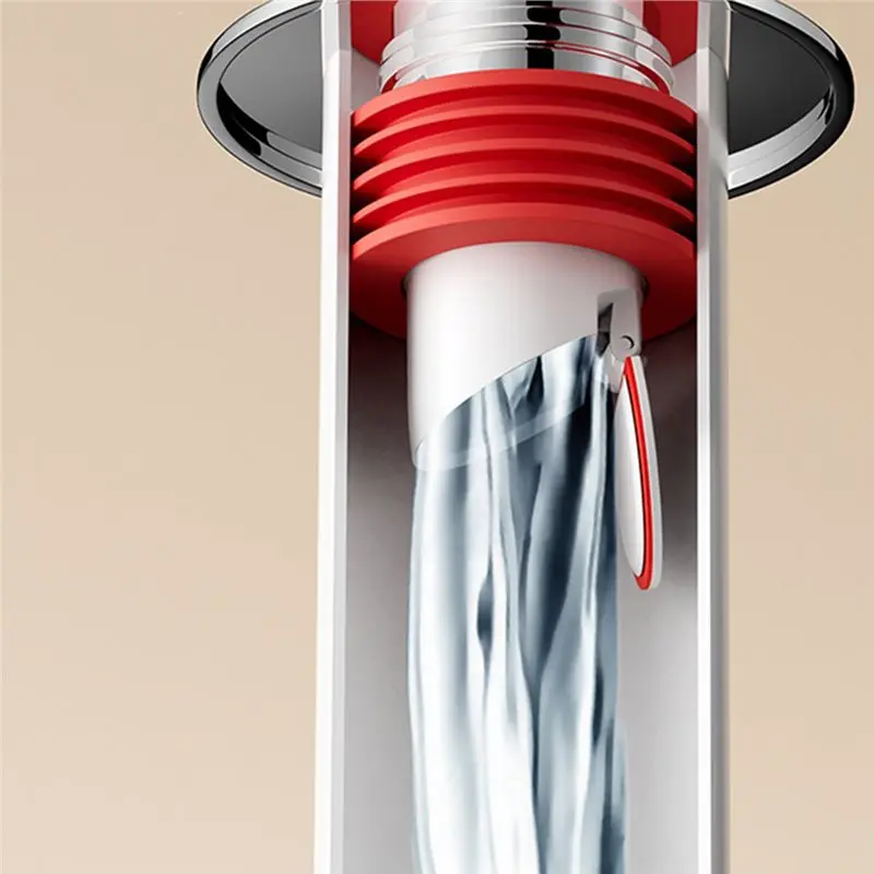 YANA50I Washing Machine/Dryer Downpipe Three-Way Water Distributor Drainage Channel Floor Drain Connector Anti-Odor Functionalit