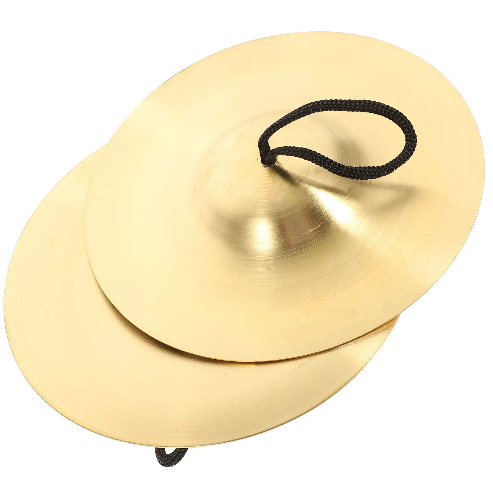 

Copper Cymbal Teaching Aids 1 Pair 15cm Random Color Rope Durable Finger Instruments Kids Adults Percussion Toys