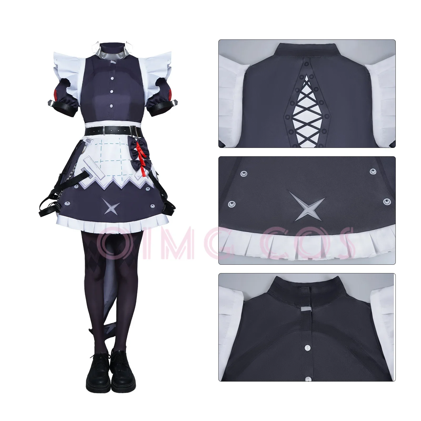 Ellen Joe Zenless Zone Zero Cosplay Costume Uniform Wig Anime Halloween Costumes Party  Masquerade Women Game