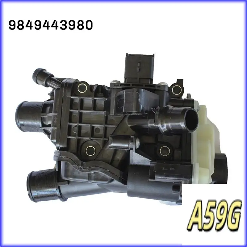 G9-Perumahan Termostat Mobil 9849443980 untuk 308 508 3008 5008 Expert Boxer 2.0 2.2 HDI