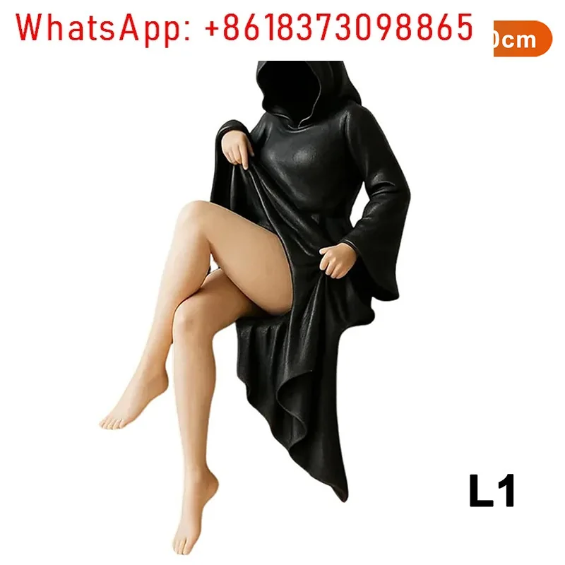 Geheimnisvolle Skulptur für Garten- oder Bücherregaldekoration