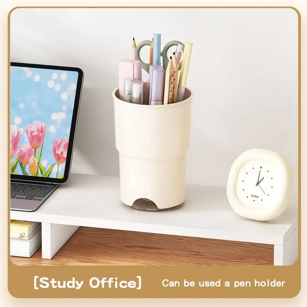 

Removable Suction Cup Water Cup Holder Tip-Proof with Phone Holder Desk Drinks Stand Portable Multifunctional