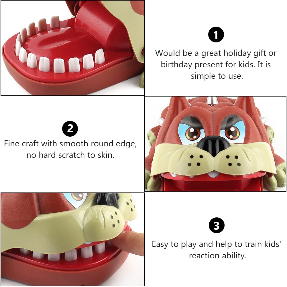 Tricky Funny Bite Game Biting Finger Kids Dinosaur Mouth Party Dog Small