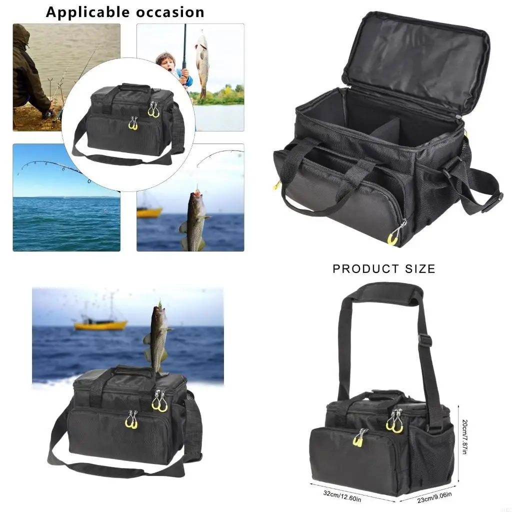 

Сумка для рыболовных снастей, рюкзаки, водонепроницаемая сумка для хранения рыболовных снастей с несколькими карманами