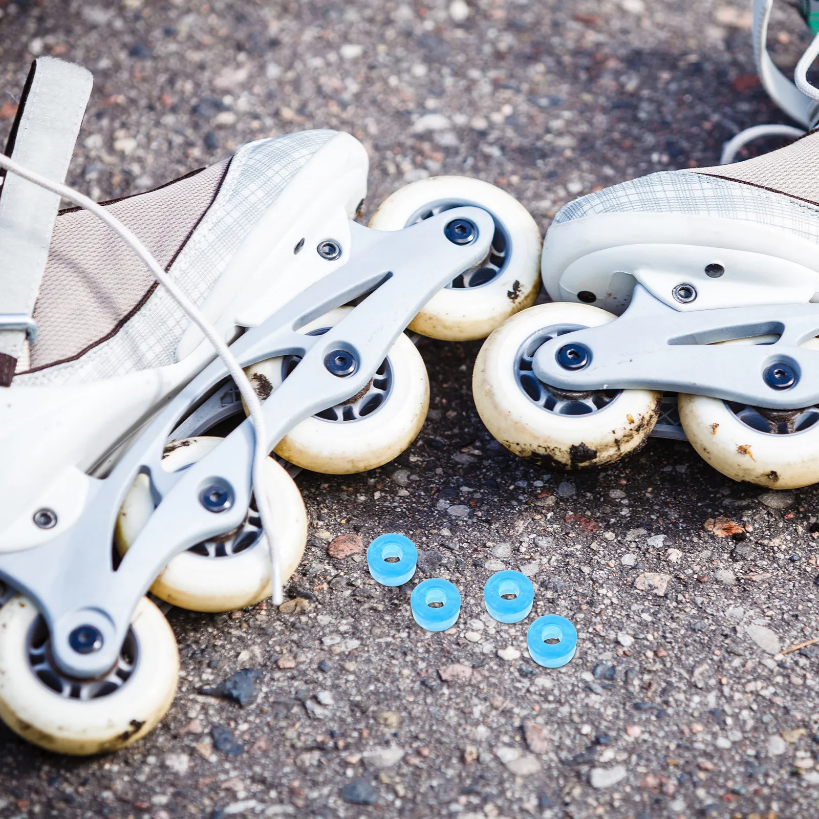 

10Pcs Skateboard Shock Absorbers 95A PU Bushings for Longboards Roller Skates Quad Skates Shock Absorbing Stability Pads