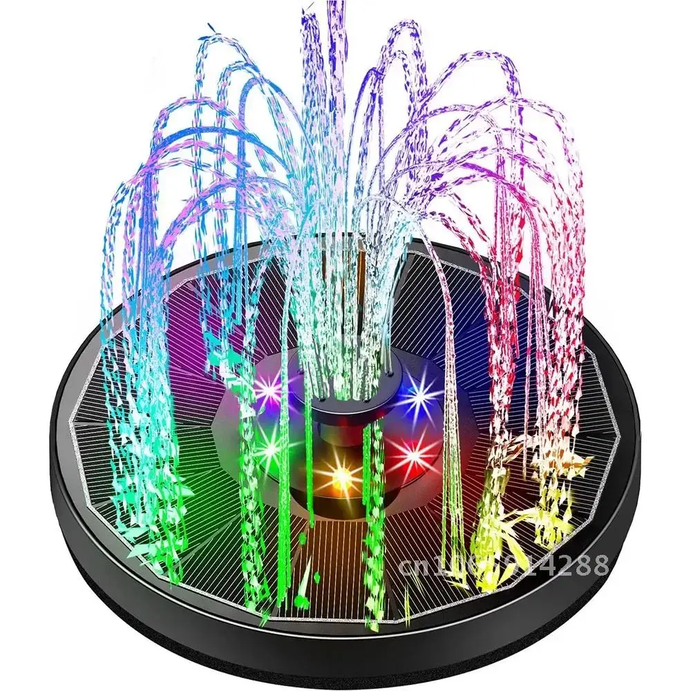 

Солнечный фонтанный насос для ванны с птицей для подсветки, солнечная батарея 3,5 Вт с насадками, вода 2200, аккумулятор, сад 6 мАч, уличный фонтан