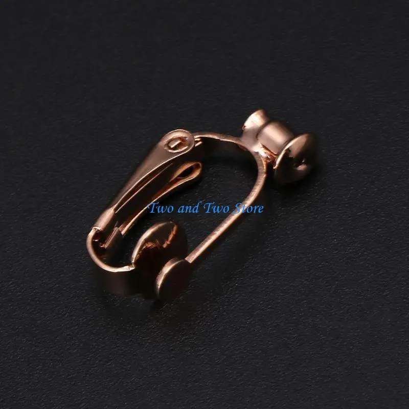 

HX6F Clip-on Earring Converters Replacements Copper DIY Earrings