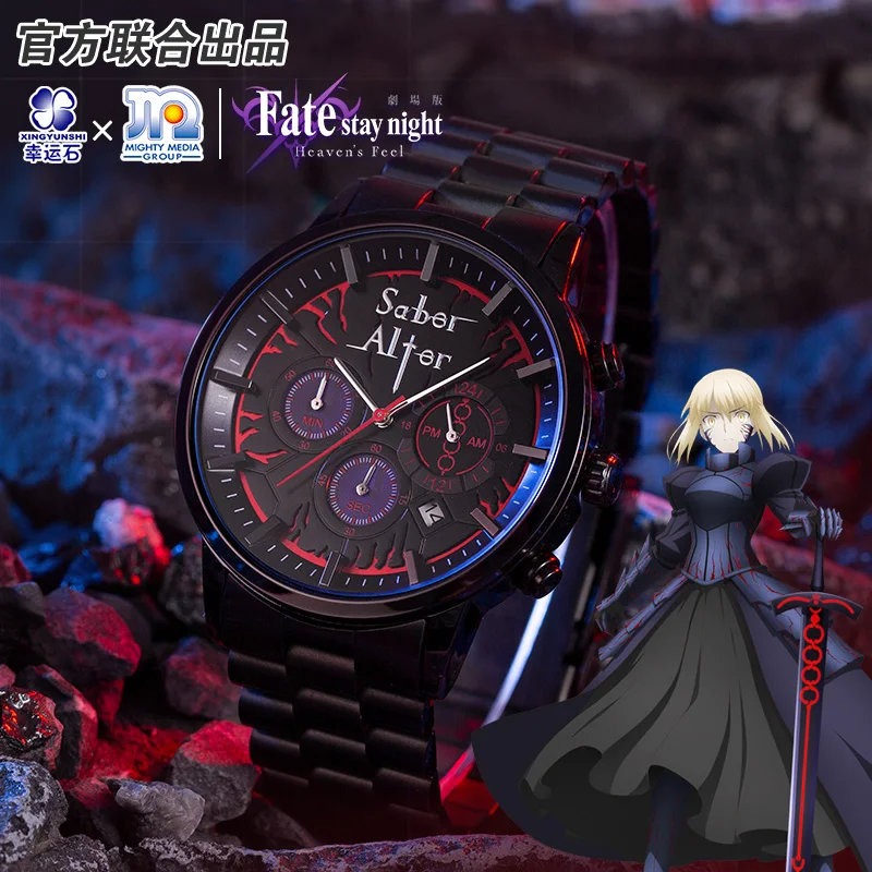 

Fate Stay Night Heaven's Feel Saber Alter Anime FGO FSN Watch Manga Role Sakura Rin Shirou Emiya Action Figure Gift