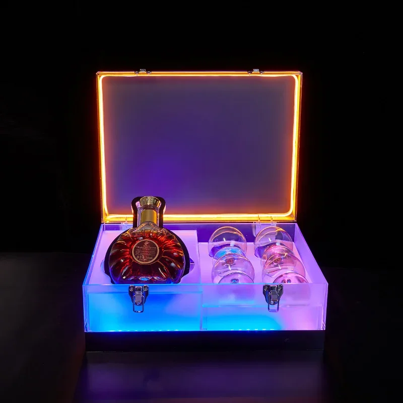 Electric Lifting KTV Foreign Wine Wine Box Champagne Box LED Luminous Bar Wine Box