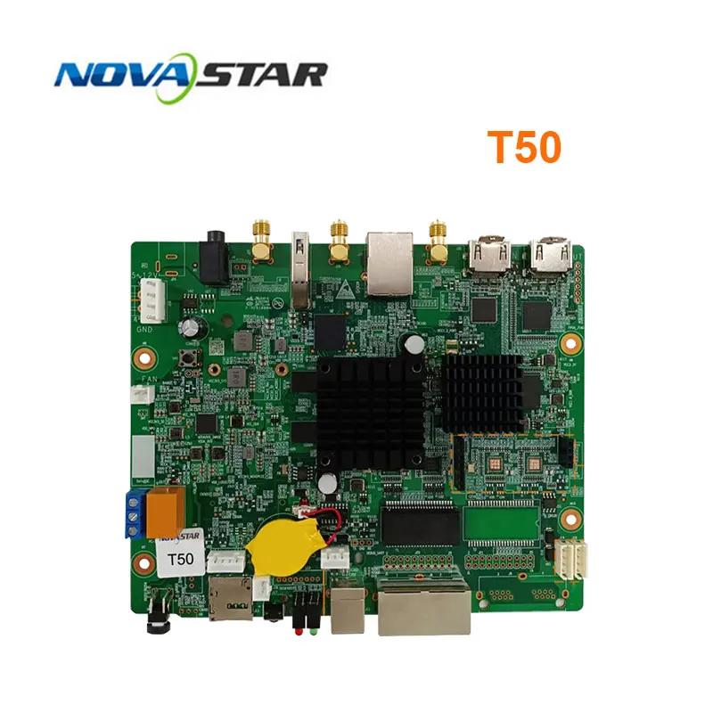 

Novastar T50 Taurus Series Multimedia Player Integrated Playback and Sending Capabilities Support Multi Screen Synchronous Play