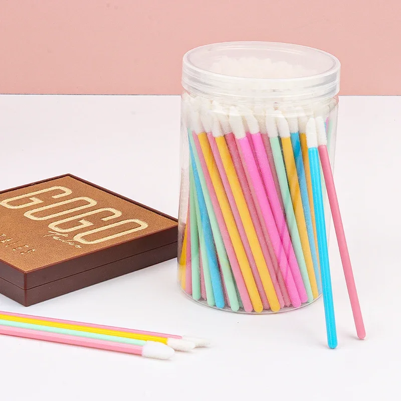 200 pezzi monouso barile mix pennello per labbra rossetto morbido mascara bacchette applicatori detergente per ciglia pennelli cosmetici strumenti per il trucco