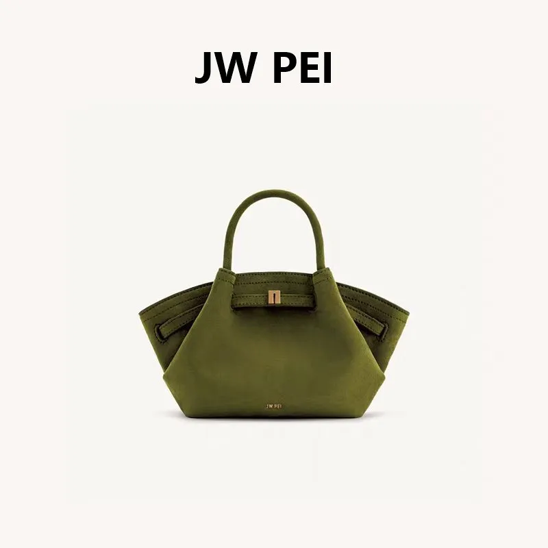 JW PEI Bolinho de Bolinho Novo Premium Asas Ombro Bun Diário Commuter Bun Tote Bun Feminino