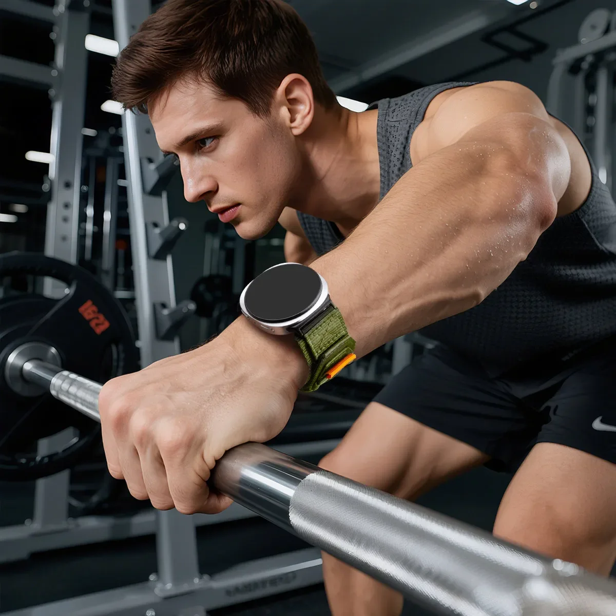 Nylon Loop Strap for Samsung Galaxy Watch 8 40mm 44mm 8 Classic 46mm Sports Bracelet for Galaxy Watch 8 Classic 46mm Wristband