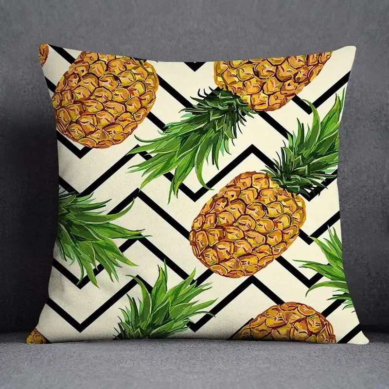 Fruit Colorful Pattern Collection Double-sided Printed pillow cover Short plush Suitable living rooms sofas throw cushion cover