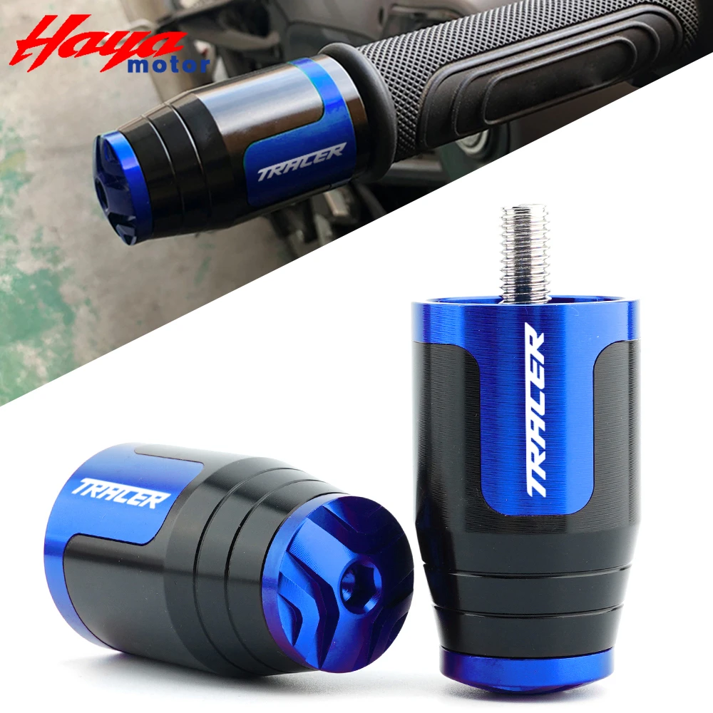 22mm motorcycle handlebar Grips Ends Handle Bar Ends Weights CNC Silder Plugs For Yamaha Tracer 700 Tracer700 2016-2021 2020