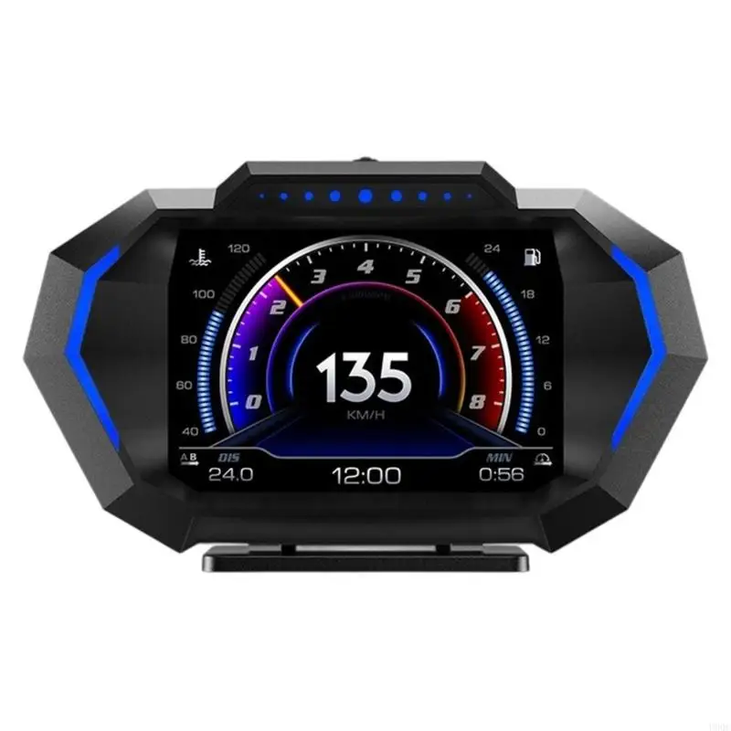 

2025 Новый автомобиль 3.5 -дюймовый автомобильный головка Head Up Display Scanner Scanner Спидометр множественные цветные 12