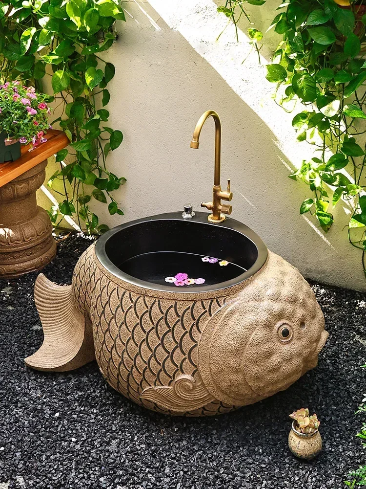 

Garden Terrace Sink Washing Yard Mop Pool Balcony Washing Mop Sink