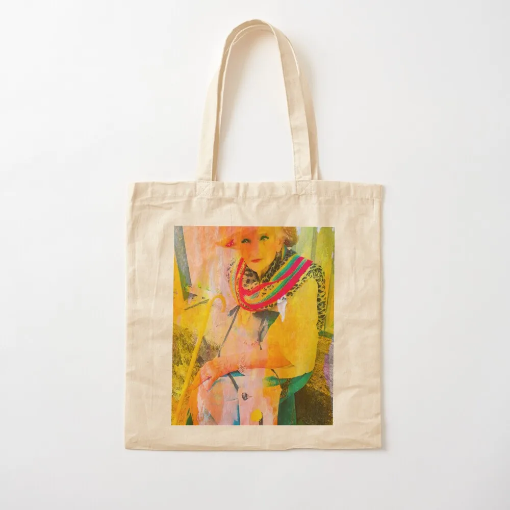 DOES NOT ALWAYS THE TIME, THE BEAUTY CANCEL ... 92 YEARS AND SHE IS ALWAYS BEAUTIFUL!! Tote Bag cute tote bag Canvas Tote Bag