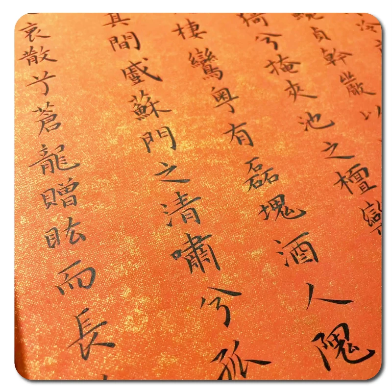 Rolling Xuan Paper Thicken Color Gold Foil Batik Half Ripe Xuan Paper Chinese Brush Calligraphy National Exhibition Rice Papier