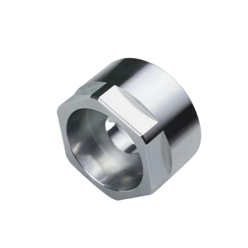 CNC machined custom stainless steel hexagonal sleeve Stainless steel hexagonal mechanical sleeve