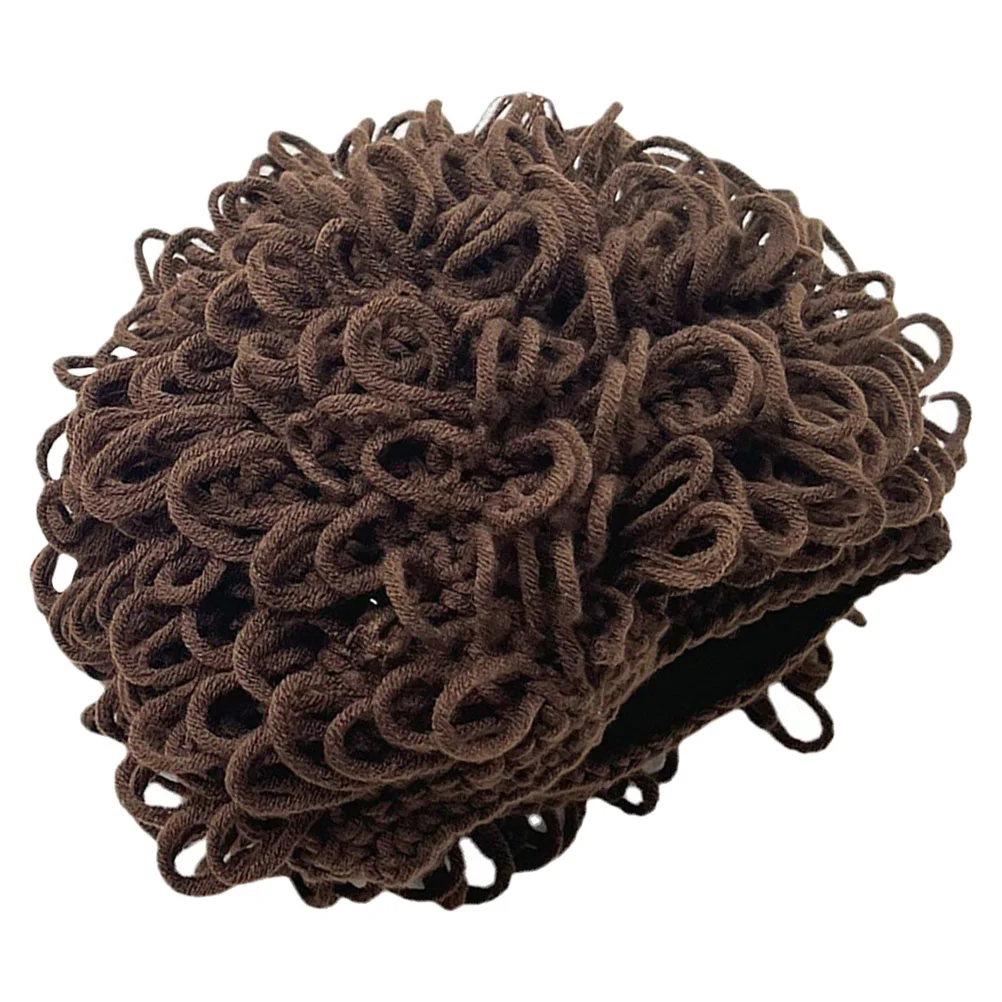 Baby Cap Girl Winter Hat Infant Hats Cute Hair Knit Yarn Newborn Warm Knitted