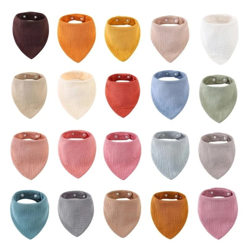 

Baby Bandana Dribbles Bibs Drool Bibs 3-layer for Drooling & Teething Soft&Absorbent for Boys Girls Newborn Shower Gift G2TD