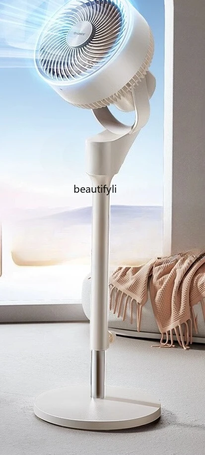 Air circulation fan, light sound and low noise, remote control platform and floor dual-purpose shaking head timing floor fan