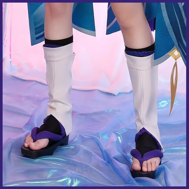 

COFUN Wanderer Scaramouche Game Genshin Impact COSPLAY Shoes Wanderer Geta Women Men