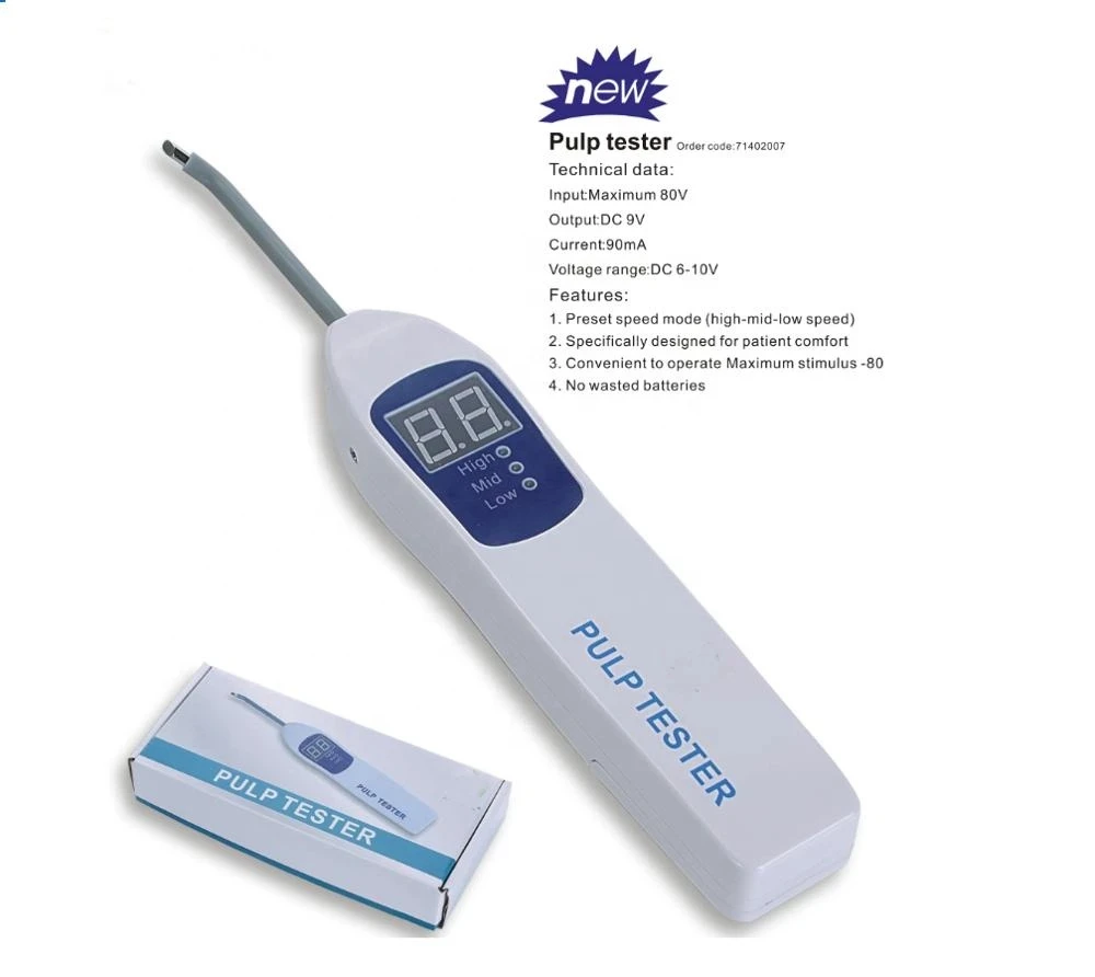 New Dental Pulp Tester Endodontic Vitality Tester Mode High-Mid-Low Speed