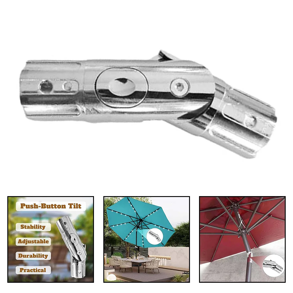 Parasol Push Button Tilt Adjuster Garden Umbrellas Outdoor Patio Umbrella Replacement  Accessories Adjustable Angle Easy Install