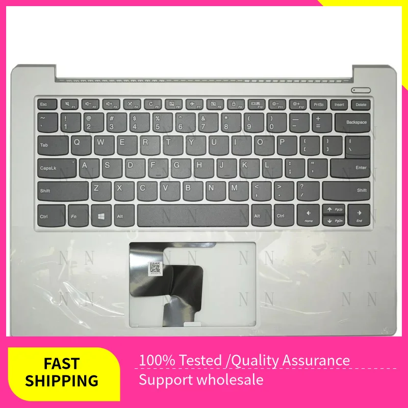 

Y New For Lenovo ideapad S340-14 S340-14API S340-14IIL Palmrest w/ Keyboard Silver