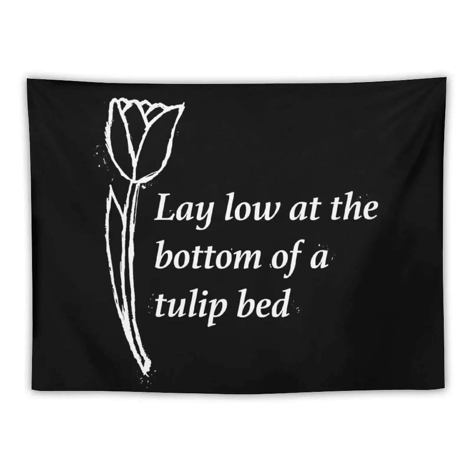 

Low Key - Tulip Tapestry Korean Room Decor Decorative Wall Decoration Bedroom Tapestry