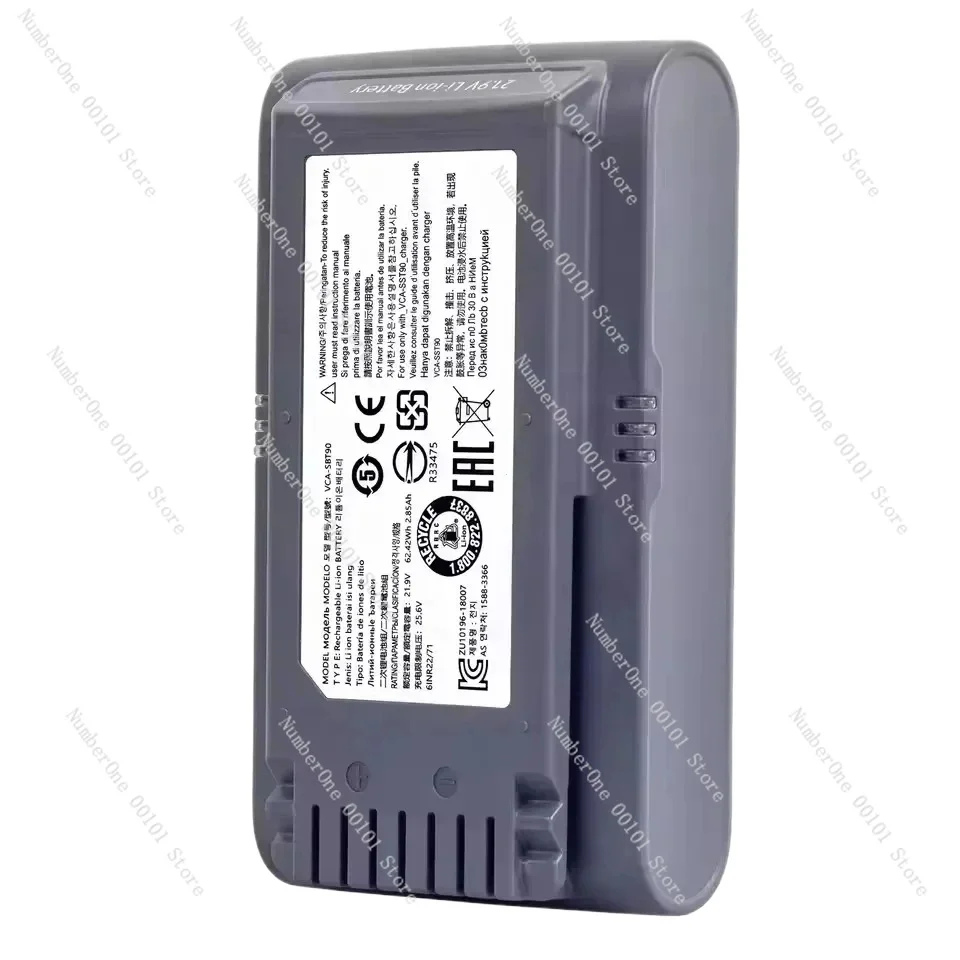 

For Samsung Vacuum Cleaner 21.6V 5000mAh Li-ion Battery Jet 90/Jet 75 Pet/Jet 75 Cordless Stick Vacuum VCA-SBT90/XAA