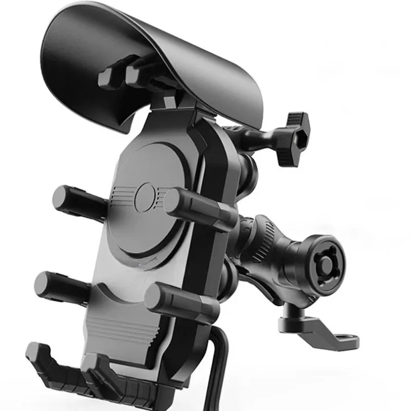 

Motorcycle Electric Bike Fast Charging Wireless Shockproof Riding Navigation Phone Mount