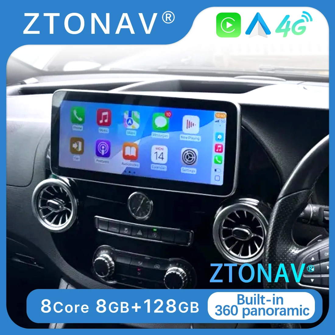 Android Car Stereo For Mercedes Benz Vito W447 116 2014 2015 2016 2017 2018 2019 2020 2021 Tesla Screen Radio GPS Media Player