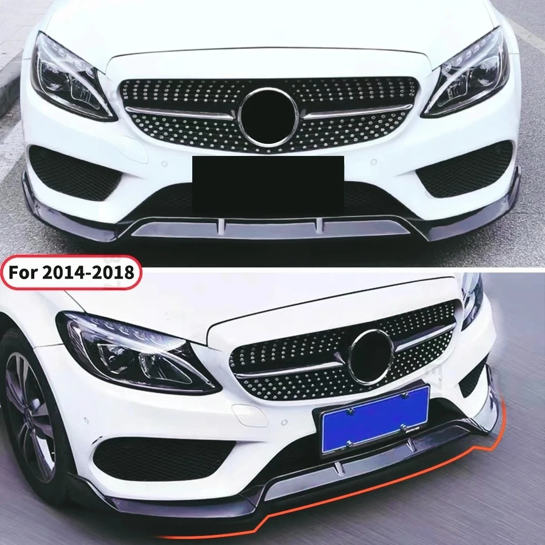 

DB-Kit cuerpo protector ajuste barbilla labio parachoques lantero Facelift para Merces W205 Benz Clase C 2014-2022 C180 C20