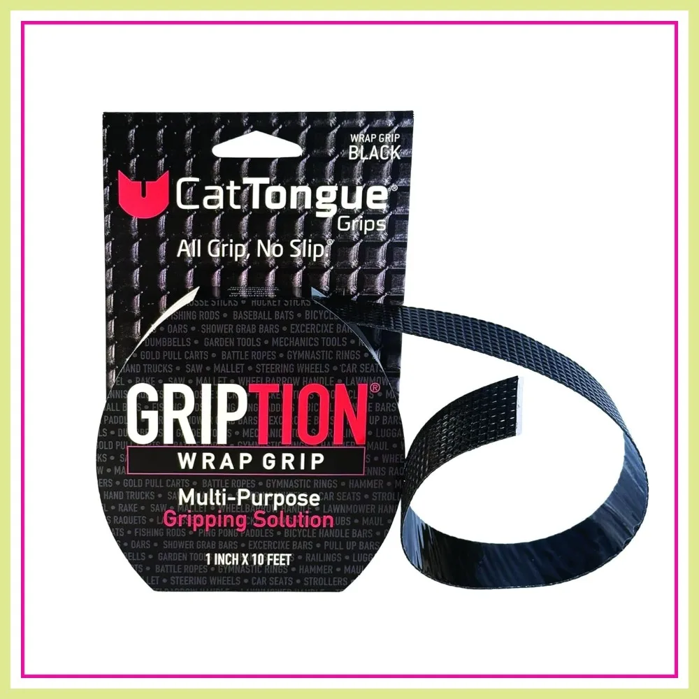 

Heavy-Duty Non-Slip Grip Tape Roll - 1" Wide, Waterproof for Tools, Gym Equipment & More (10ft)