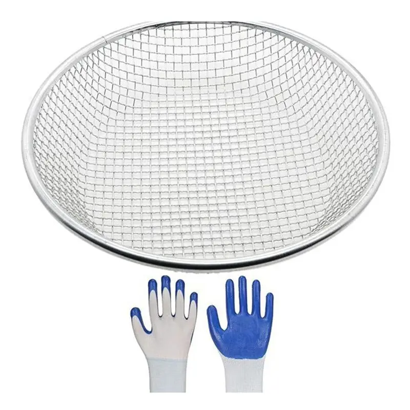 A74E-Soil Sifter For Gardening, Rock Sifter For 5Gallon Bucket, Dirt Sifter Compost Sifter, Sifter For Sawdust Vermicompost
