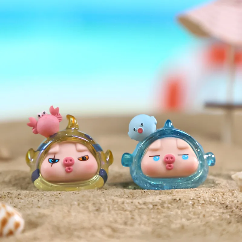 Ocean Pig Cute granuli Healing Series Blind Box Decoration decorazione fatta a mano regali di compleanno per bambini carini e creativi