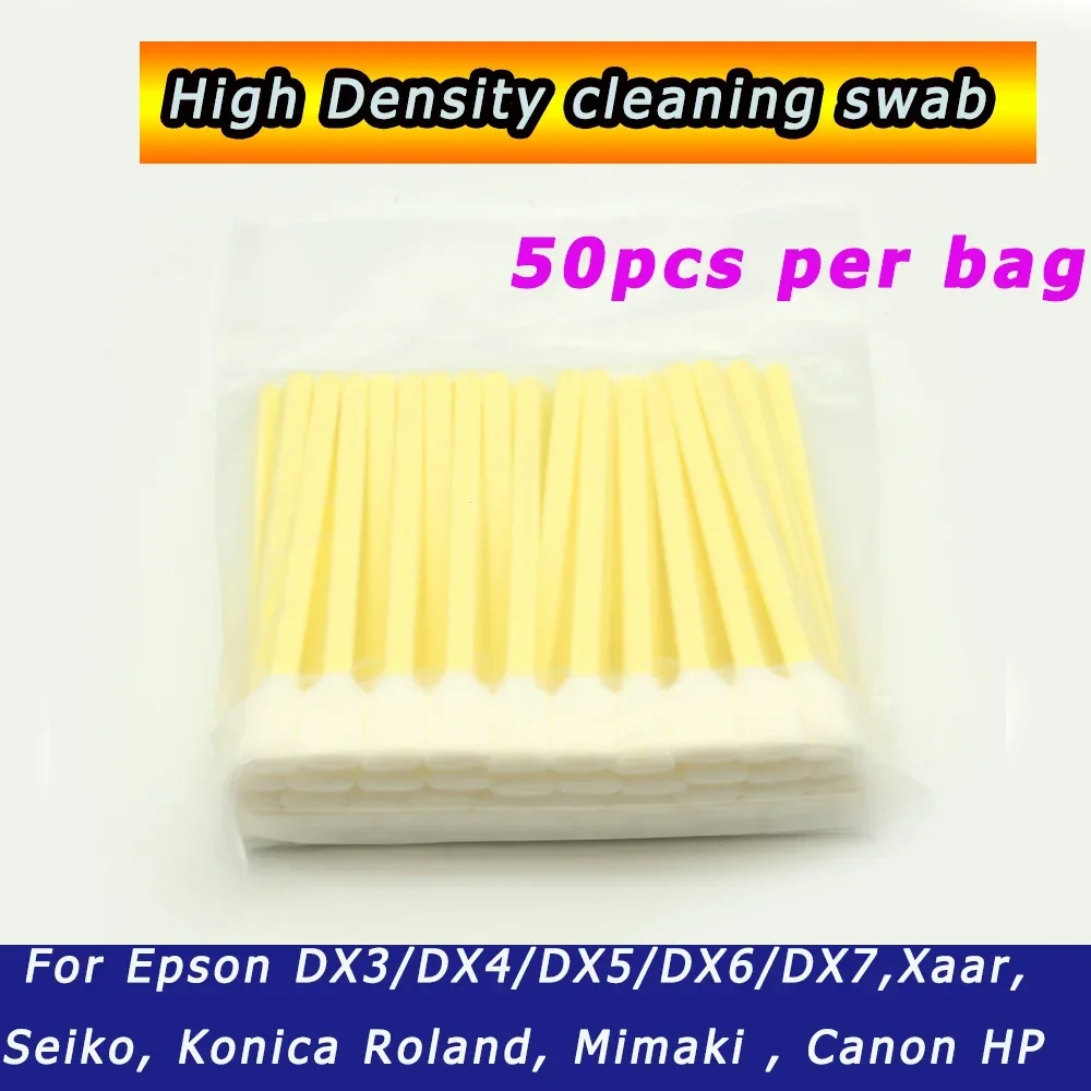 

Printhead Clean Sponge Printer Cleaning Swab Stick Dust Free Cleaner Kit for Epson Roland Mimaki Mutoh Canon DTF UV Solvent Ink