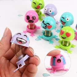 20Pcs Mini DIY Jumping Finger Dolls Spring Bounce Ball Toys for Kids Birthday Party Favors Guest Gift Baby Shower Pinata Filler