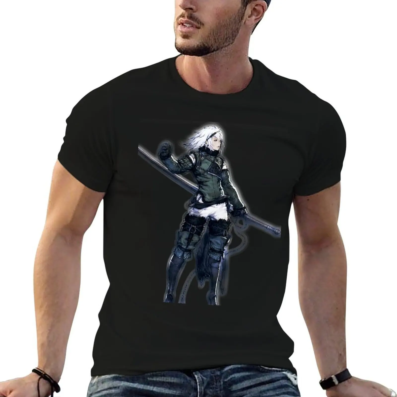

t - for Replicant cotton anime shirt cotton Nier shirts T-Shirt man t brother soft tshirt Nier man