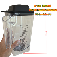 50 OZS(1500ML)blender CUPS for JTC Omniblend V ATAI JTC TM-800A TM800AQ Smoothie Maker replacement container