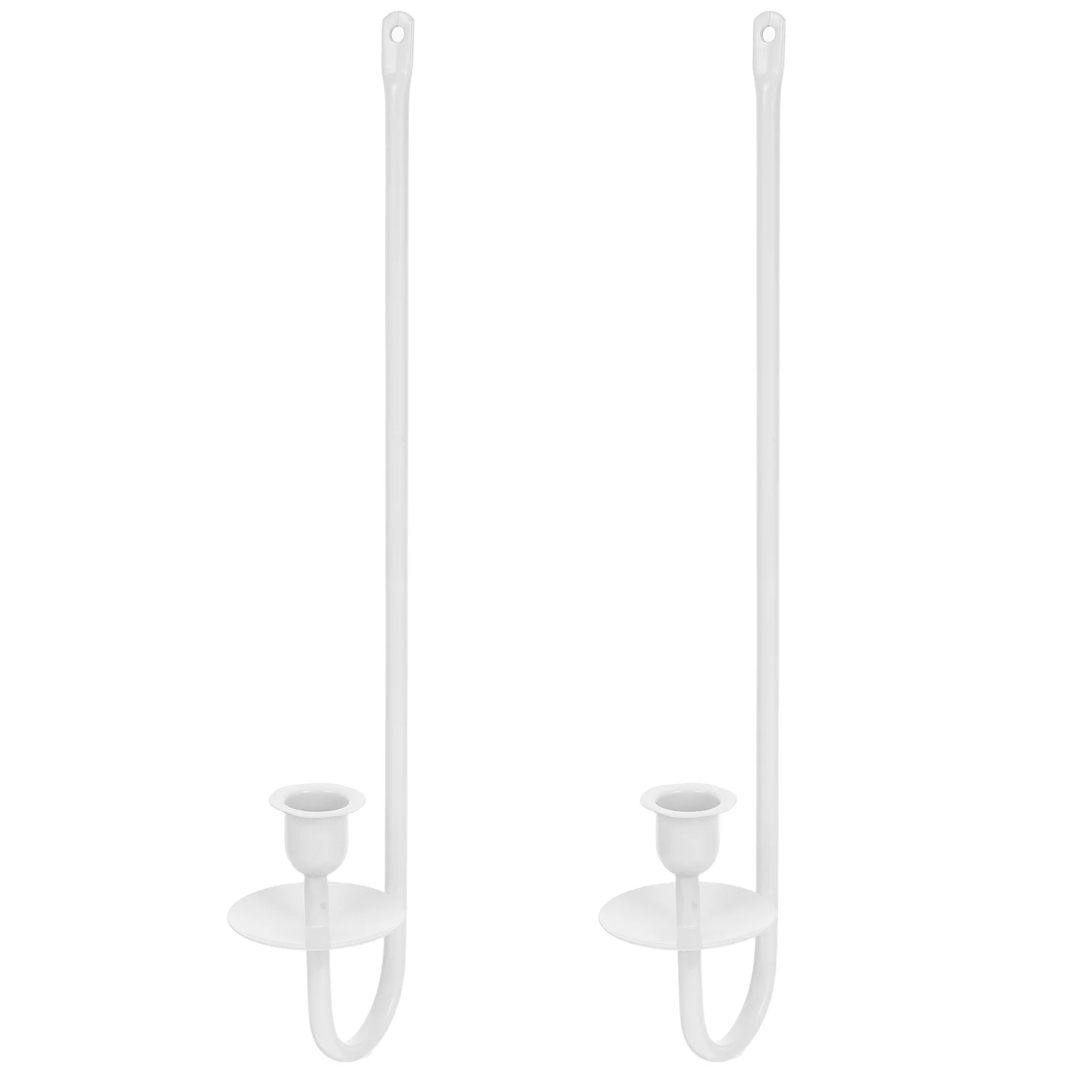 

2Pcs Wall Sconces Modern Black Metal Mount Holders for Living Room Farmhouse Wedding Fireplace Decorative Iron Art Pillar